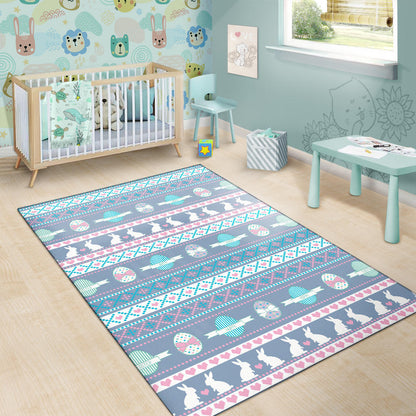 Easter Eggs Pattern Print Design RB013 Area Rugs