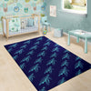 Sea Turtle Pattern Print Design T04 Area Rugs