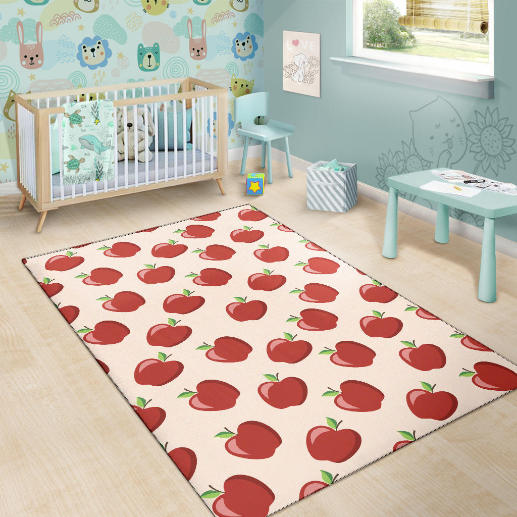 Apple Pattern Print Design AP01 Area Rugs