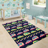 Camper Cute Camping Design No 3 Print Area Rugs