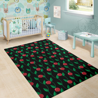 Cranberry Pattern Print Design CB01 Area Rugs