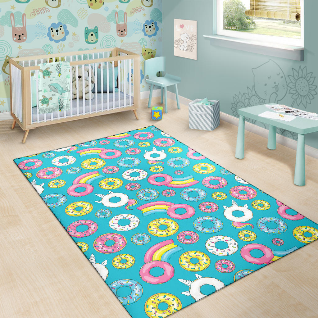 Donut Pattern Print Design DN013 Area Rugs