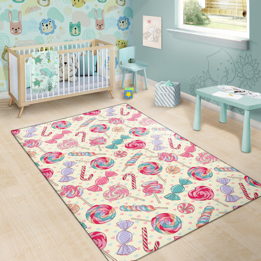 Candy Pattern Print Design CA04 Area Rugs