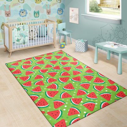 Watermelon Pattern Print Design WM05 Area Rugs