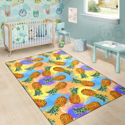 Pineapple Pattern Print Design PP09 Area Rugs
