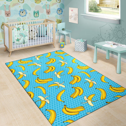 Banana Pattern Print Design BA08 Area Rugs