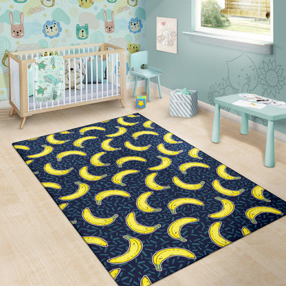 Banana Pattern Print Design BA09 Area Rugs