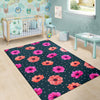 Anemone Pattern Print Design AM08 Area Rugs