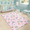 Cupcake Pattern Print Design CP03 Area Rugs