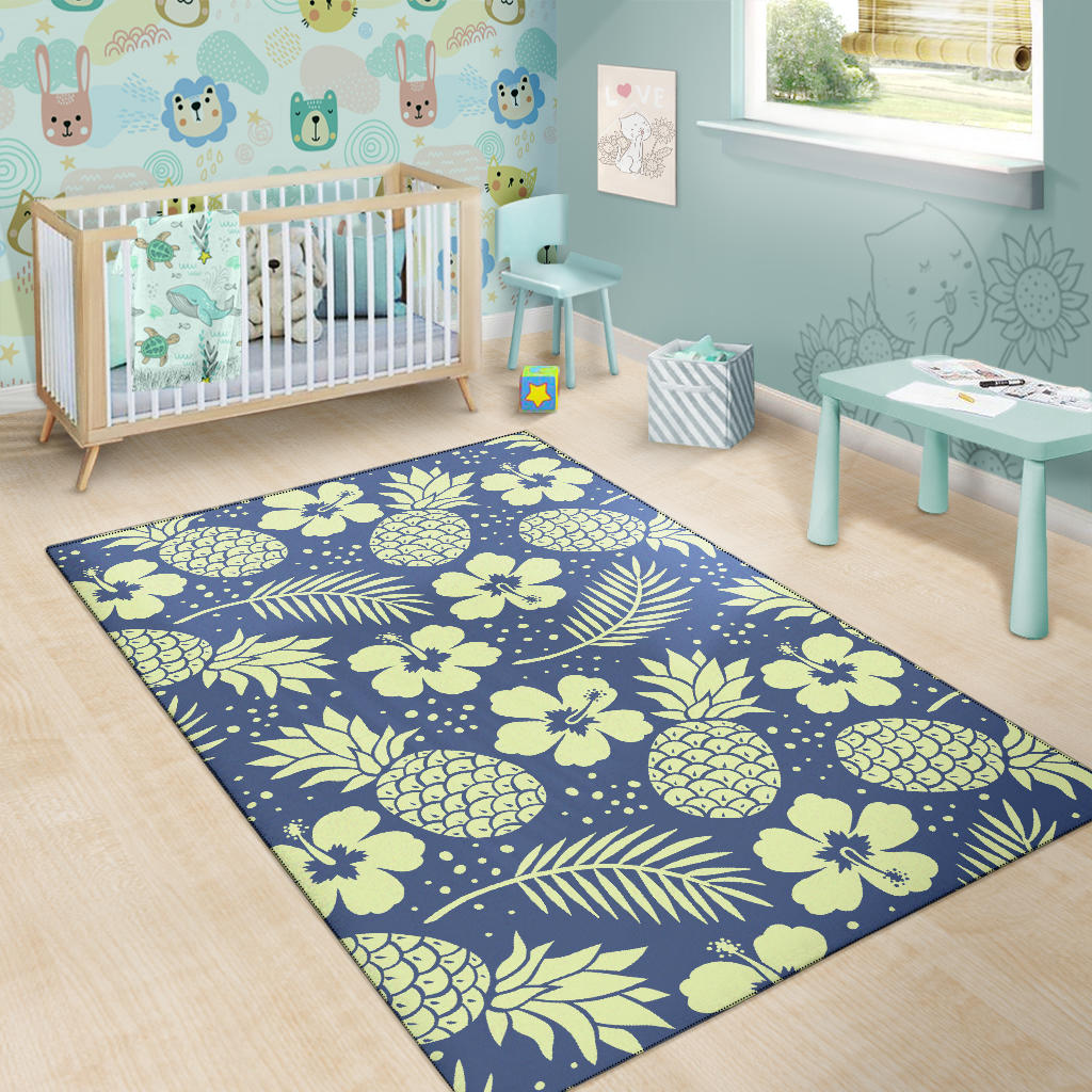 Pineapple Pattern Print Design PP07 Area Rugs