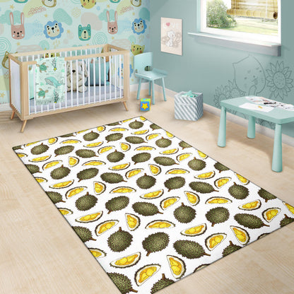 Durian Pattern Print Design DR03 Area Rugs