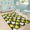 Pear Pattern Print Design PE06 Area Rugs