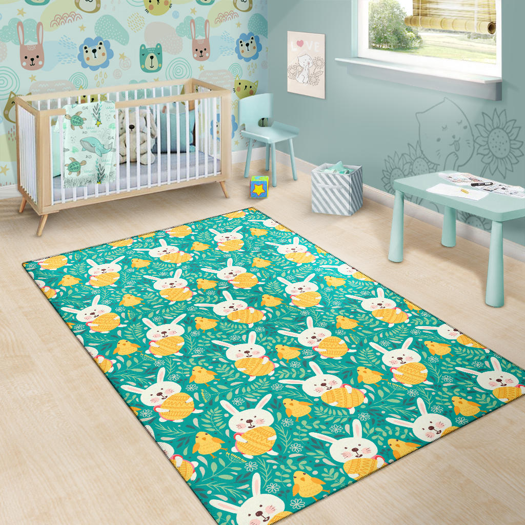 Easter Eggs Pattern Print Design RB02 Area Rugs