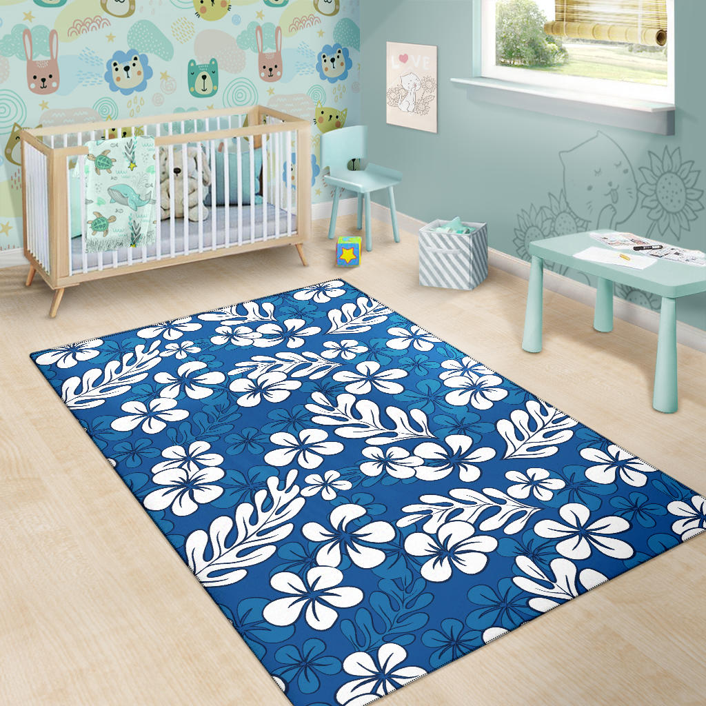 Plumeria Pattern Print Design PM015 Area Rugs