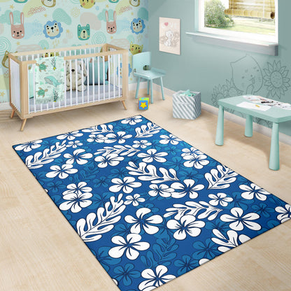 Plumeria Pattern Print Design PM015 Area Rugs