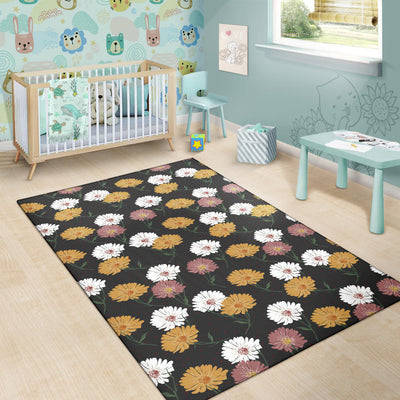 Daisy Pattern Print Design DS04 Area Rugs