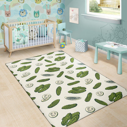 Cucumber Pattern Print Design CC05 Area Rugs