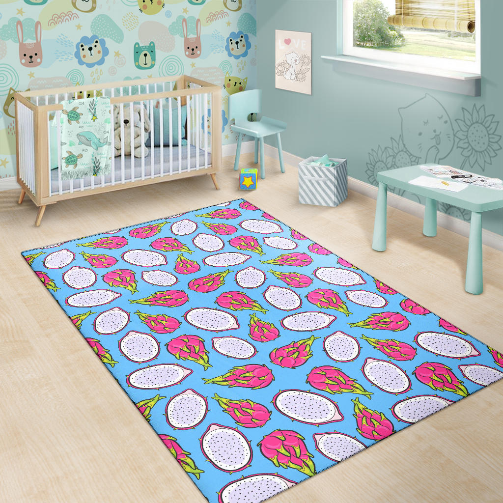 Dragonfruit Pattern Print Design DF04 Area Rugs