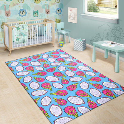Dragonfruit Pattern Print Design DF04 Area Rugs