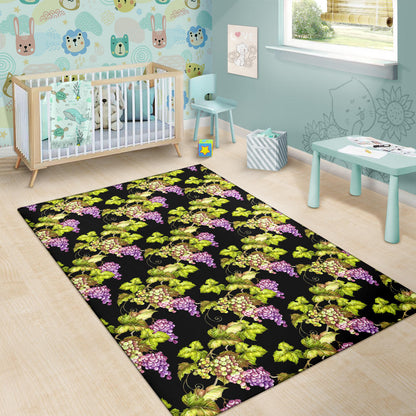 Grape Pattern Print Design GP04 Area Rugs
