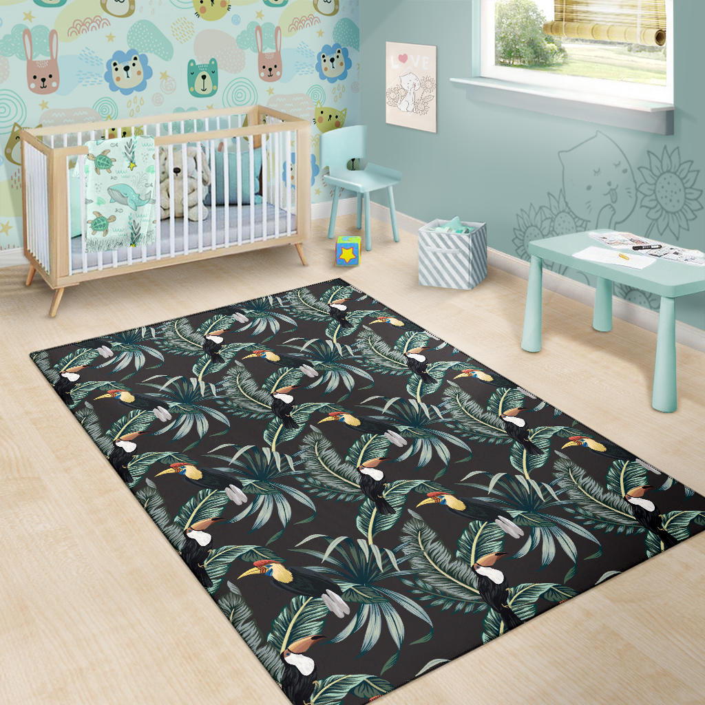 Rainforest Pattern Print Design RF06 Area Rugs