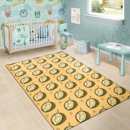 Durian Pattern Print Design DR02 Area Rugs