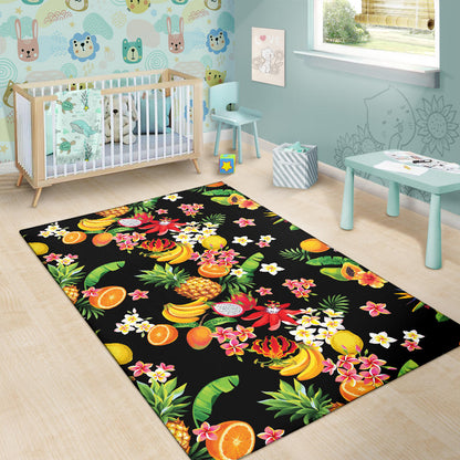Tropical Fruits Pattern Print Design TF02 Area Rugs