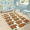 Bear Pattern Print Design BE05 Area Rugs