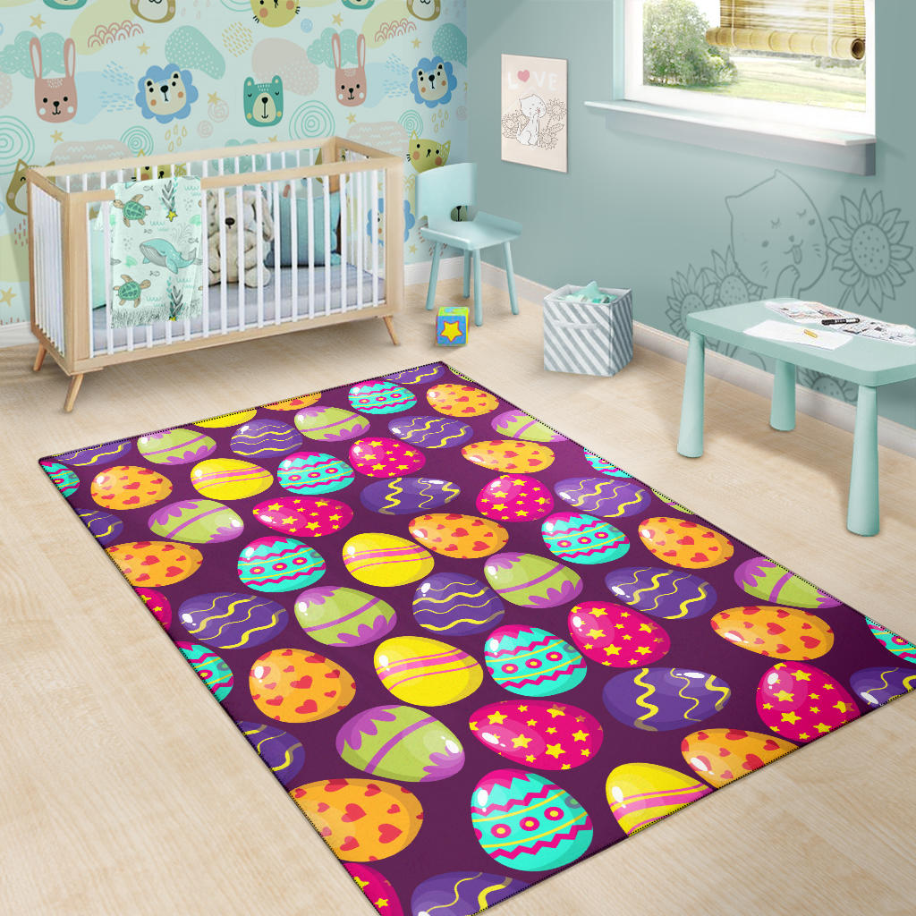 Easter Eggs Pattern Print Design RB04 Area Rugs