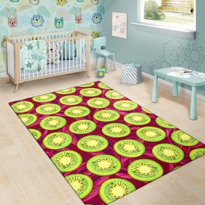 Kiwi Pattern Print Design KW05 Area Rugs