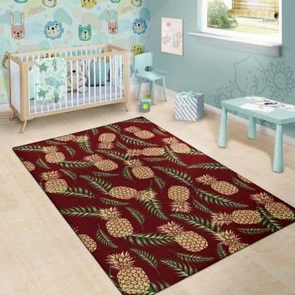 Pineapple Pattern Print Design PP013 Area Rugs