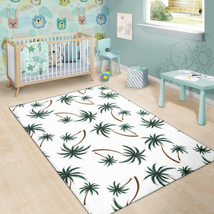 Palm Tree Pattern Print Design PT07 Area Rugs