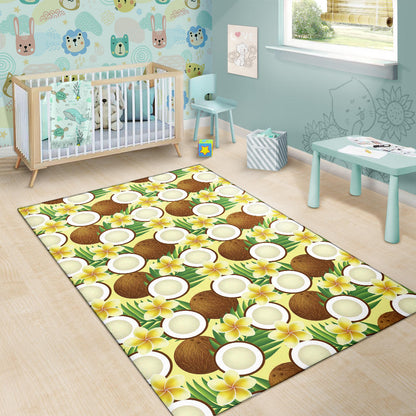 Coconut Pattern Print Design CN02 Area Rugs