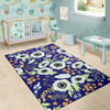 Anemone Pattern Print Design AM06 Area Rugs