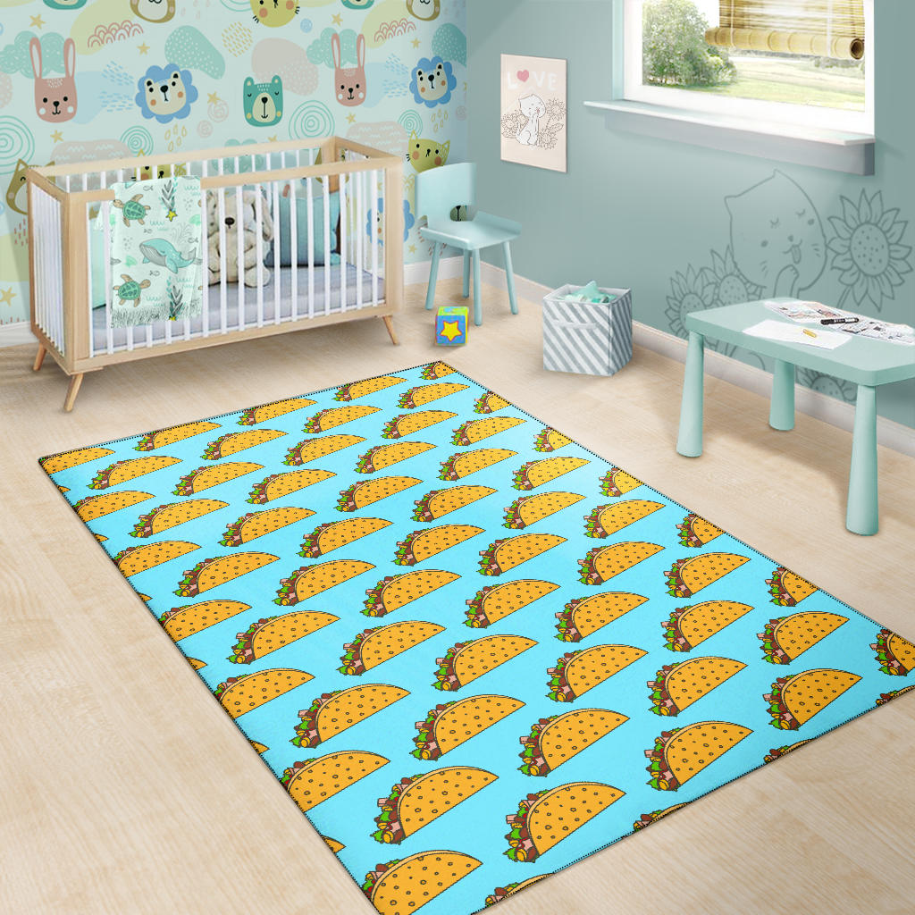 Taco Pattern Print Design TC03 Area Rugs