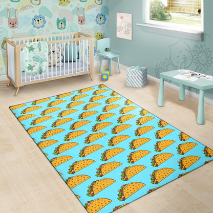 Taco Pattern Print Design TC03 Area Rugs