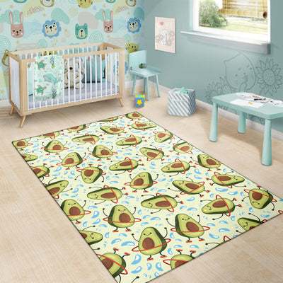 Avocado Pattern Print Design AC02 Area Rugs