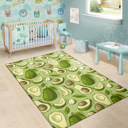 Avocado Pattern Print Design AC03 Area Rugs