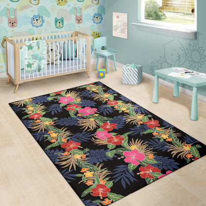 Hawaiian Themed Pattern Print Design H011 Area Rugs