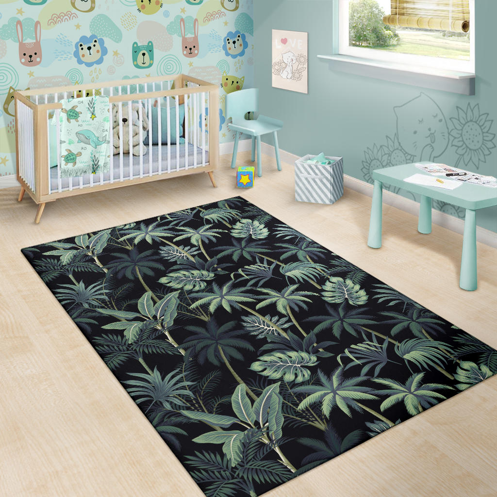 Rainforest Pattern Print Design RF02 Area Rugs