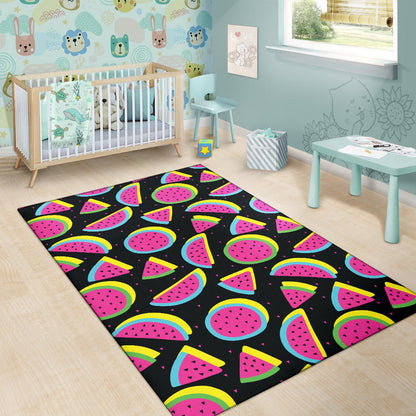 Watermelon Pattern Print Design WM07 Area Rugs