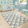 Daisy Pattern Print Design DS09 Area Rugs