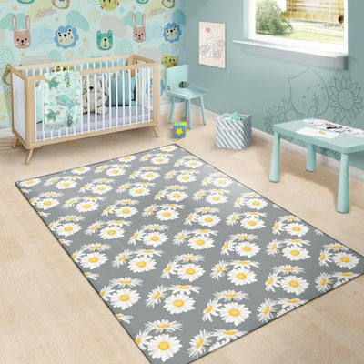 Daisy Pattern Print Design DS09 Area Rugs