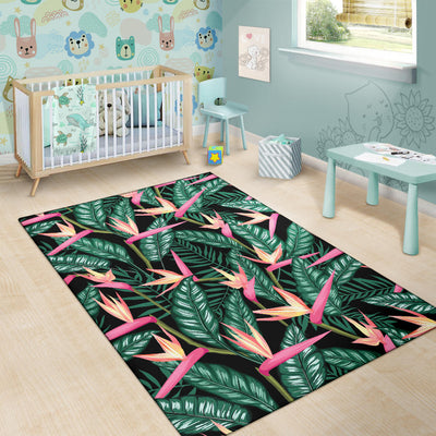 Bird Of Paradise Pattern Print Design BOP03 Area Rugs