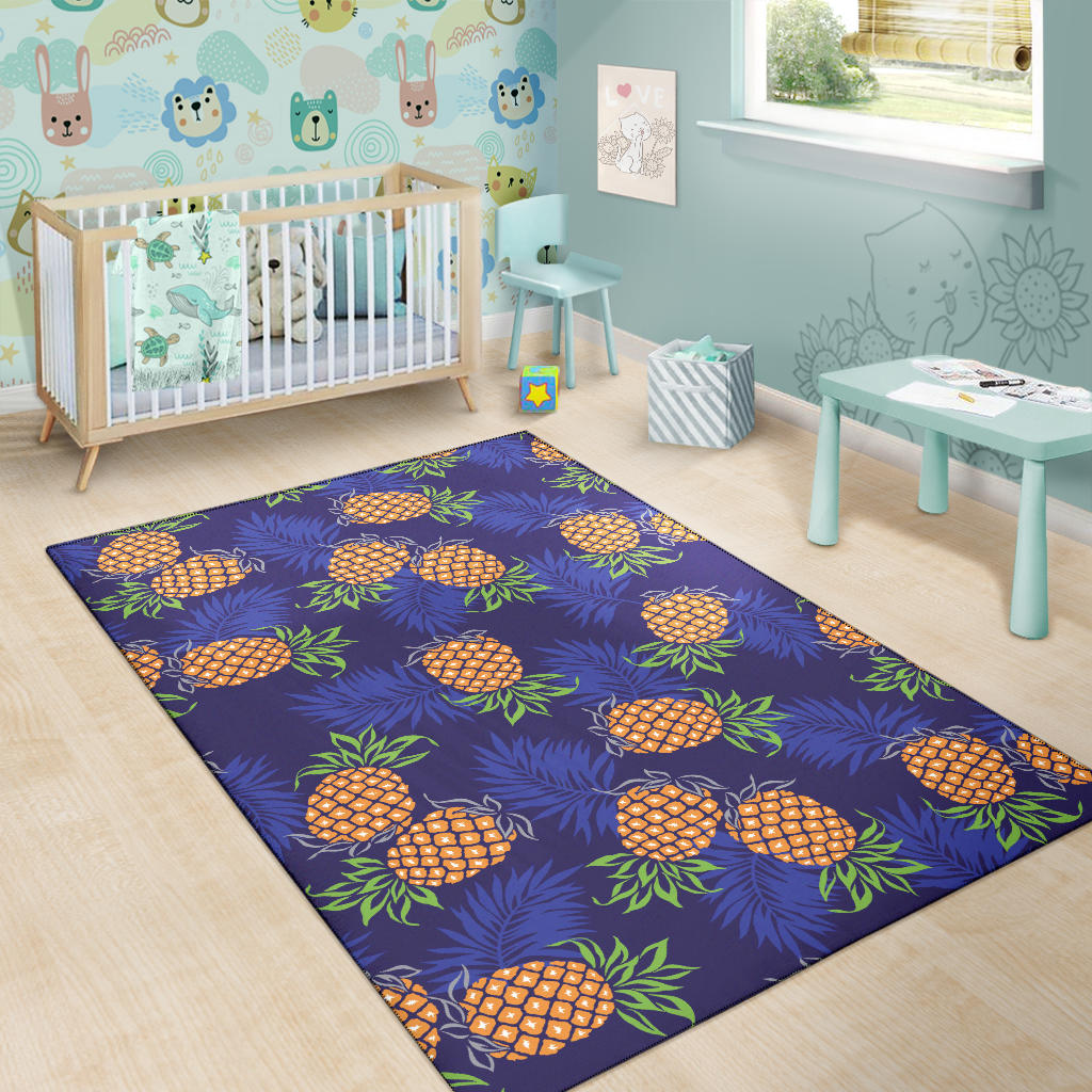 Pineapple Pattern Print Design PP02 Area Rugs