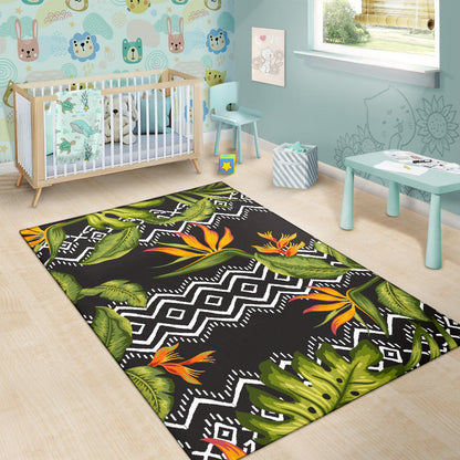 Bird Of Paradise Pattern Print Design BOP07 Area Rugs