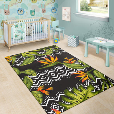 Bird Of Paradise Pattern Print Design BOP07 Area Rugs