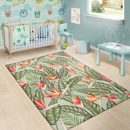 Bird Of Paradise Pattern Print Design BOP08 Area Rugs