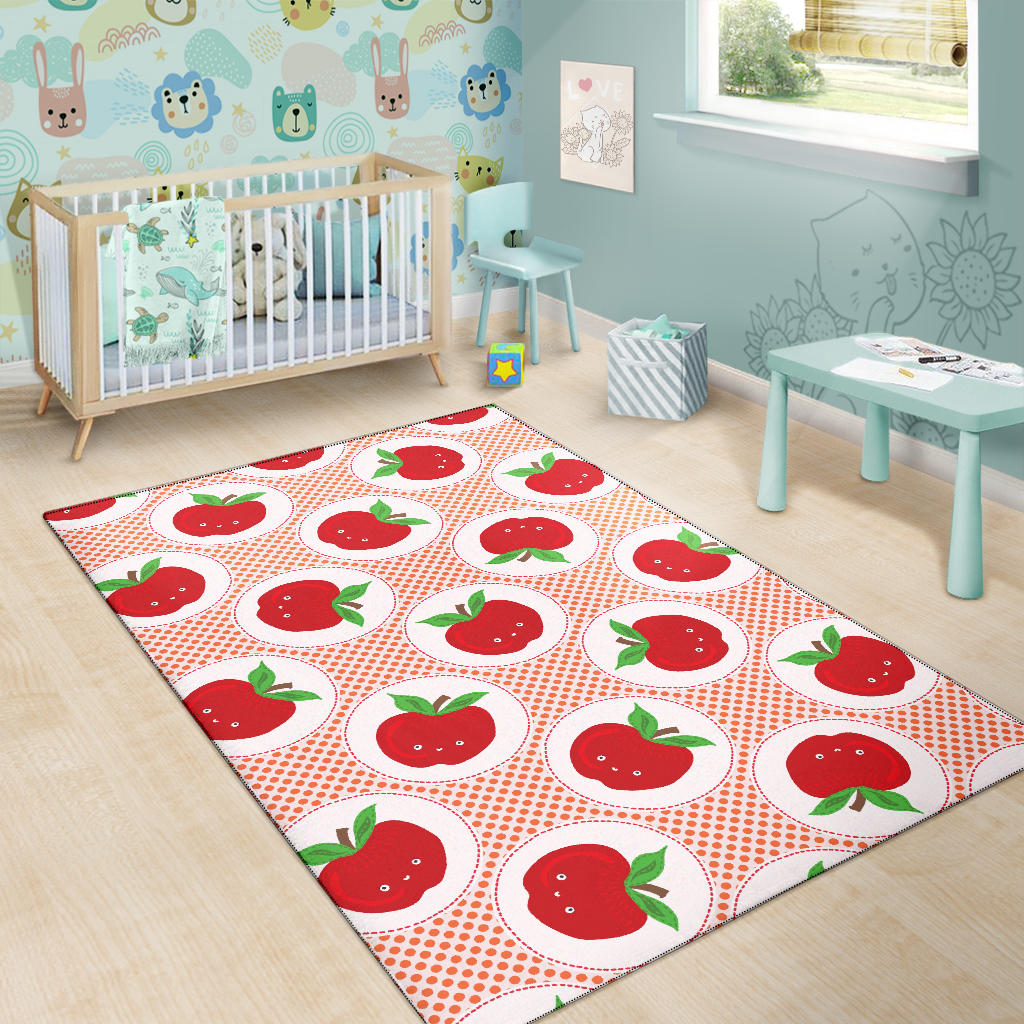 Apple Pattern Print Design AP08 Area Rugs