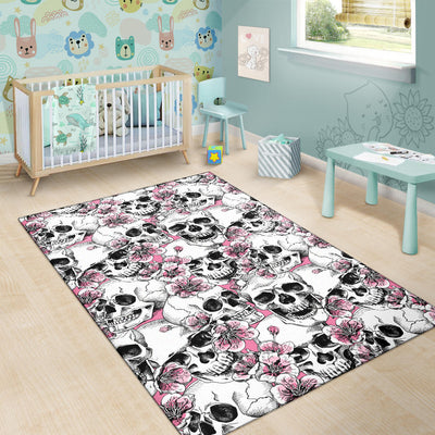 Cherry Blossom Pattern Print Design CB03 Area Rugs